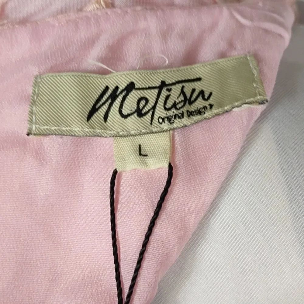 NWT Metisu Pink Lace Cutout Mini Dress - Picture 8 of 10